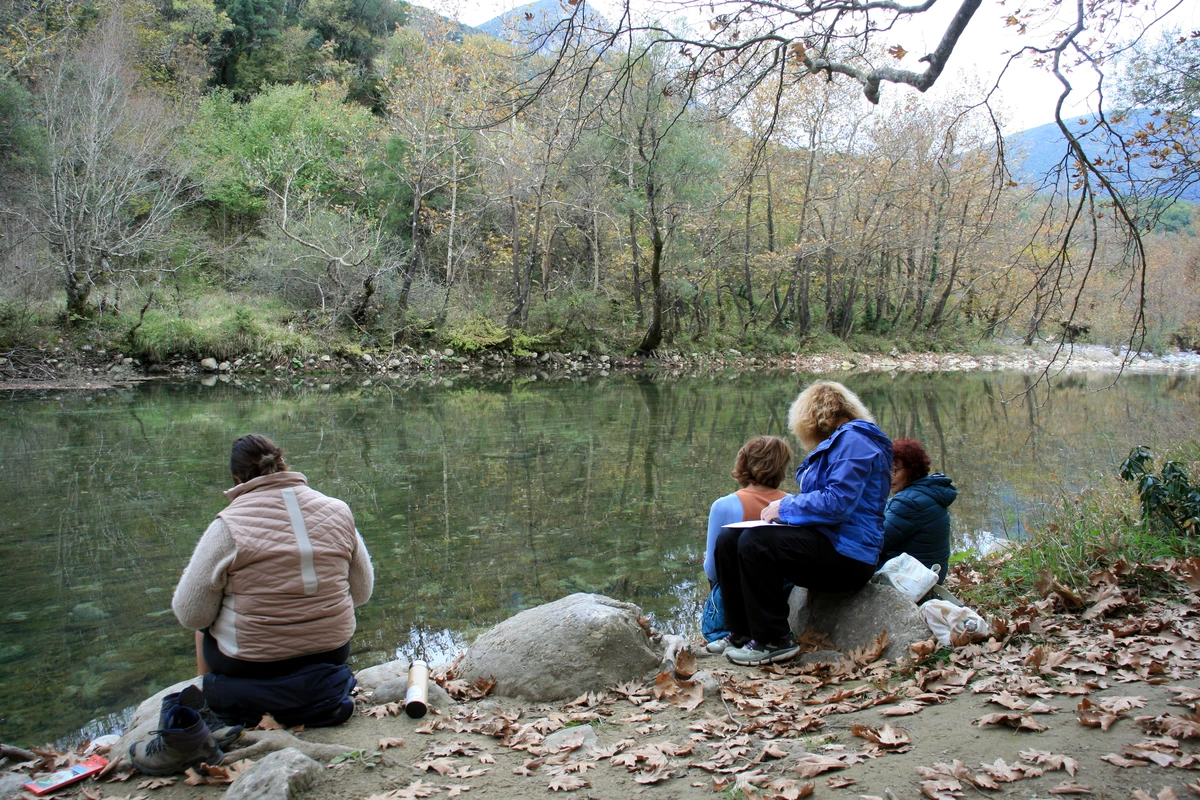 studying the flow inside - the river as teacher