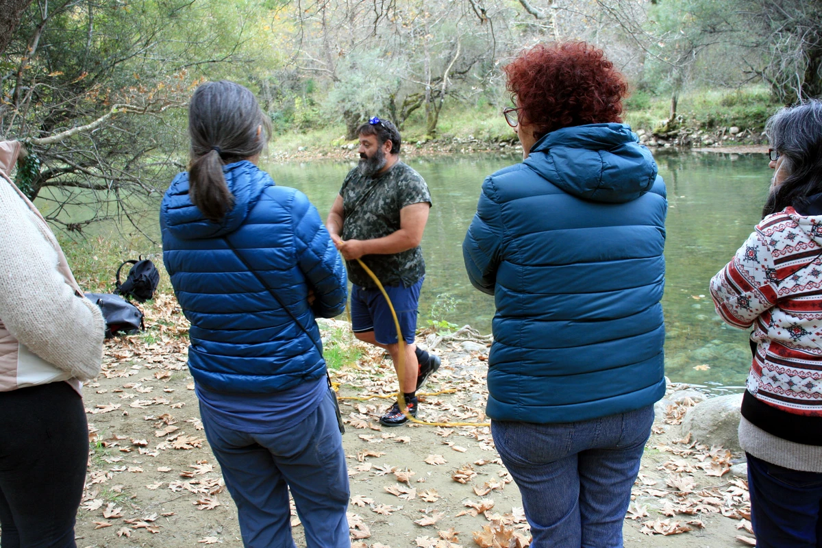 Learning the river as self-awareness, as practice, as one of the expression of the element of water, Voidomatis river in Epirus