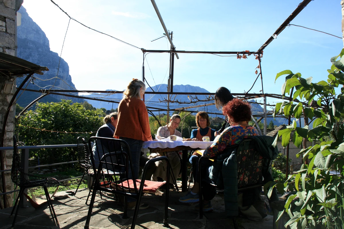 Adult group, sociocultural animation, self-awareness and landscape - Papigo Zagoriou