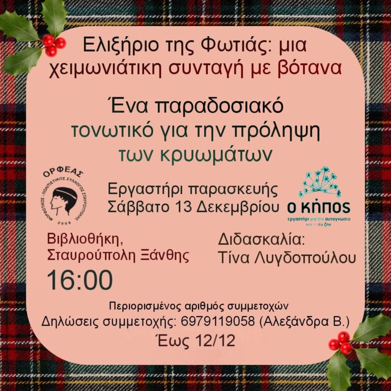 fire cider workshop in Stavroupoli